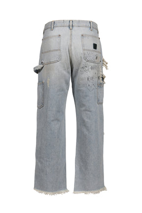 BUSTED DBL KNEE JEAN / IND