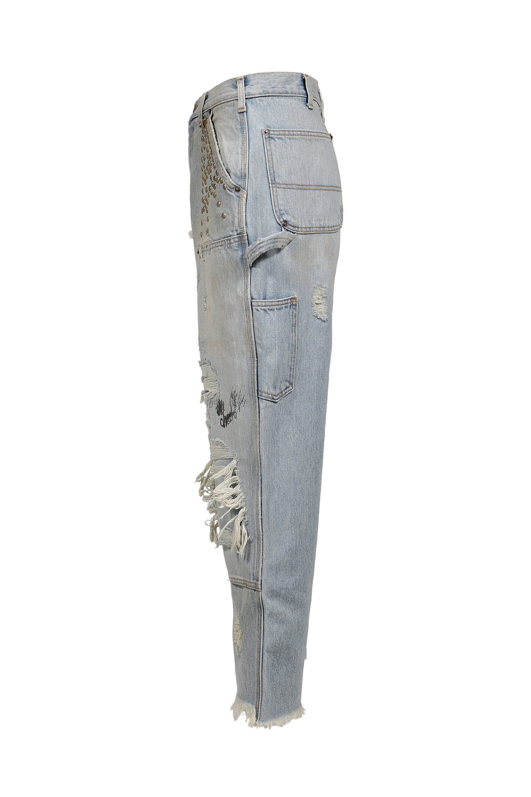 BUSTED DBL KNEE JEAN / IND