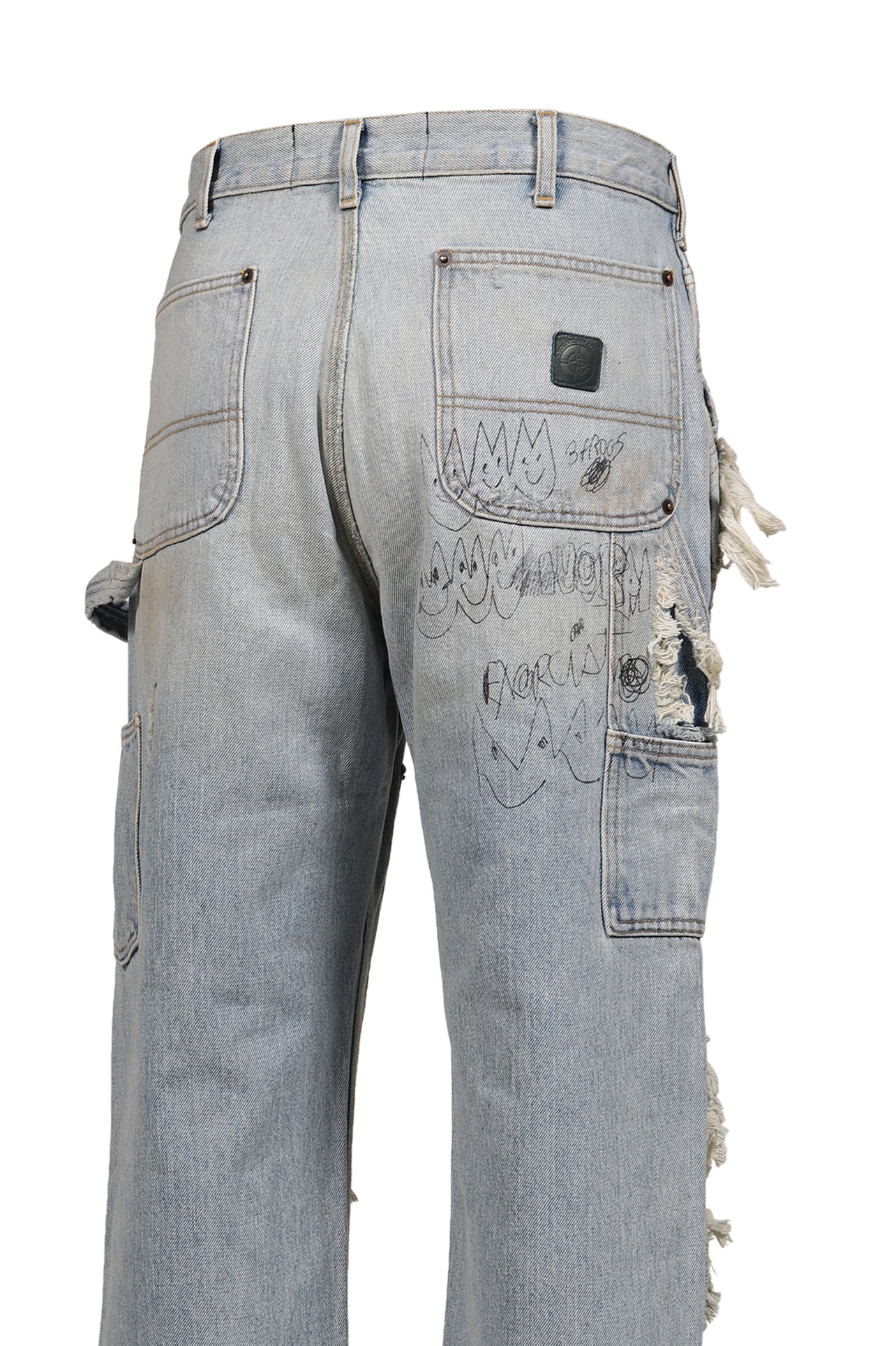 BUSTED DBL KNEE JEAN / IND