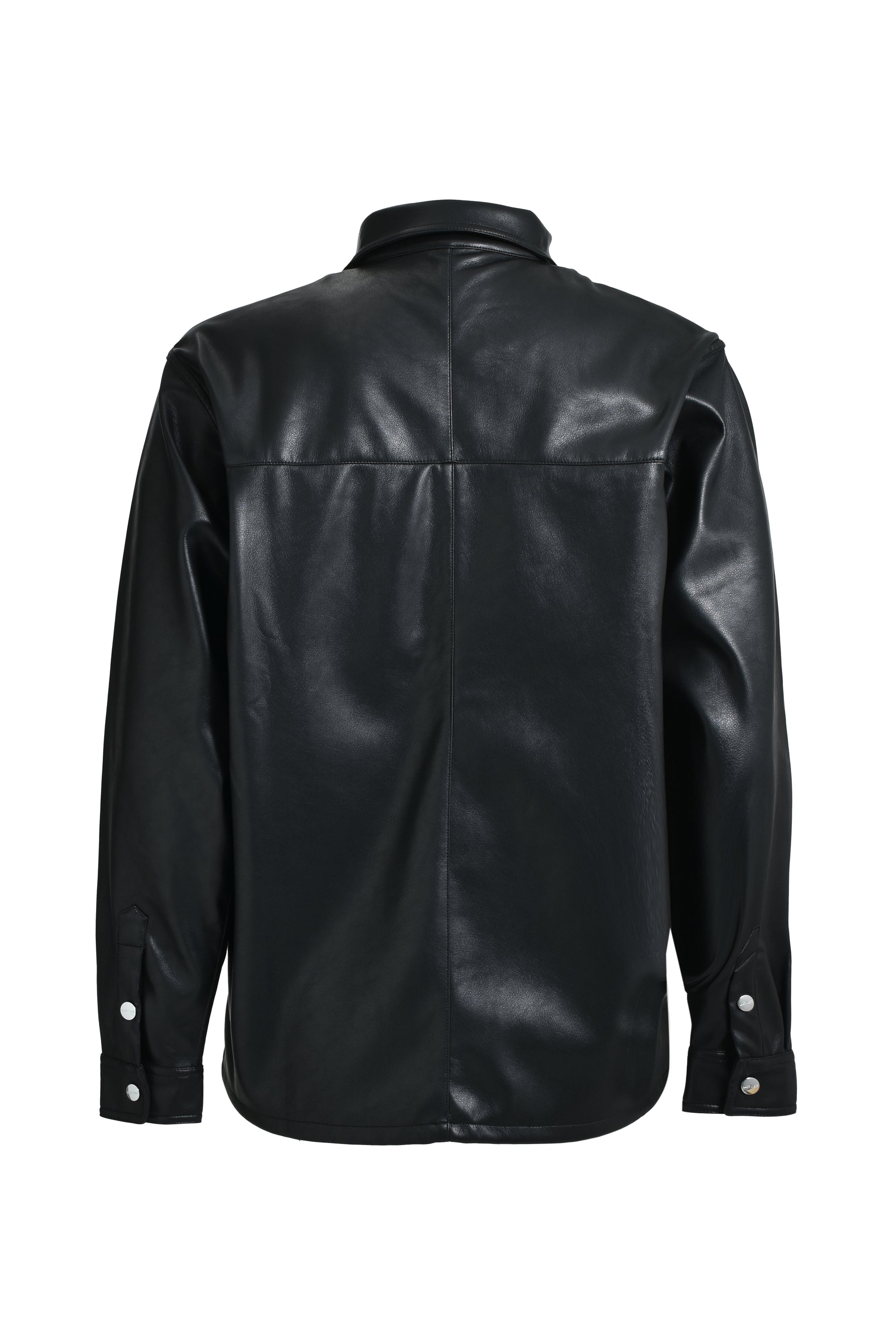 LAST NEST LEATHER SHIRTS (EXCLUSIVE) / BLK