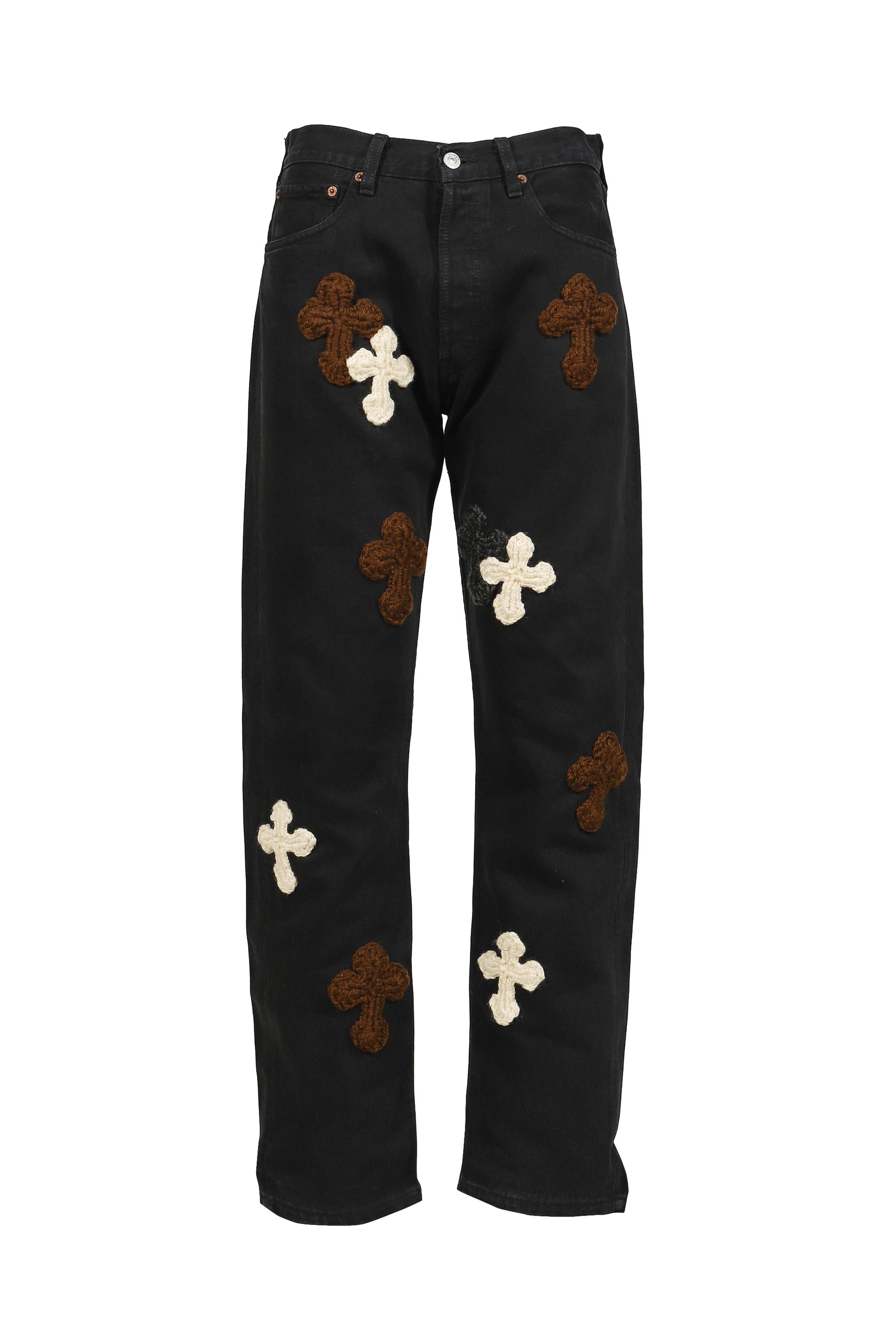 3D CROSS BLACK DENIM / BLK