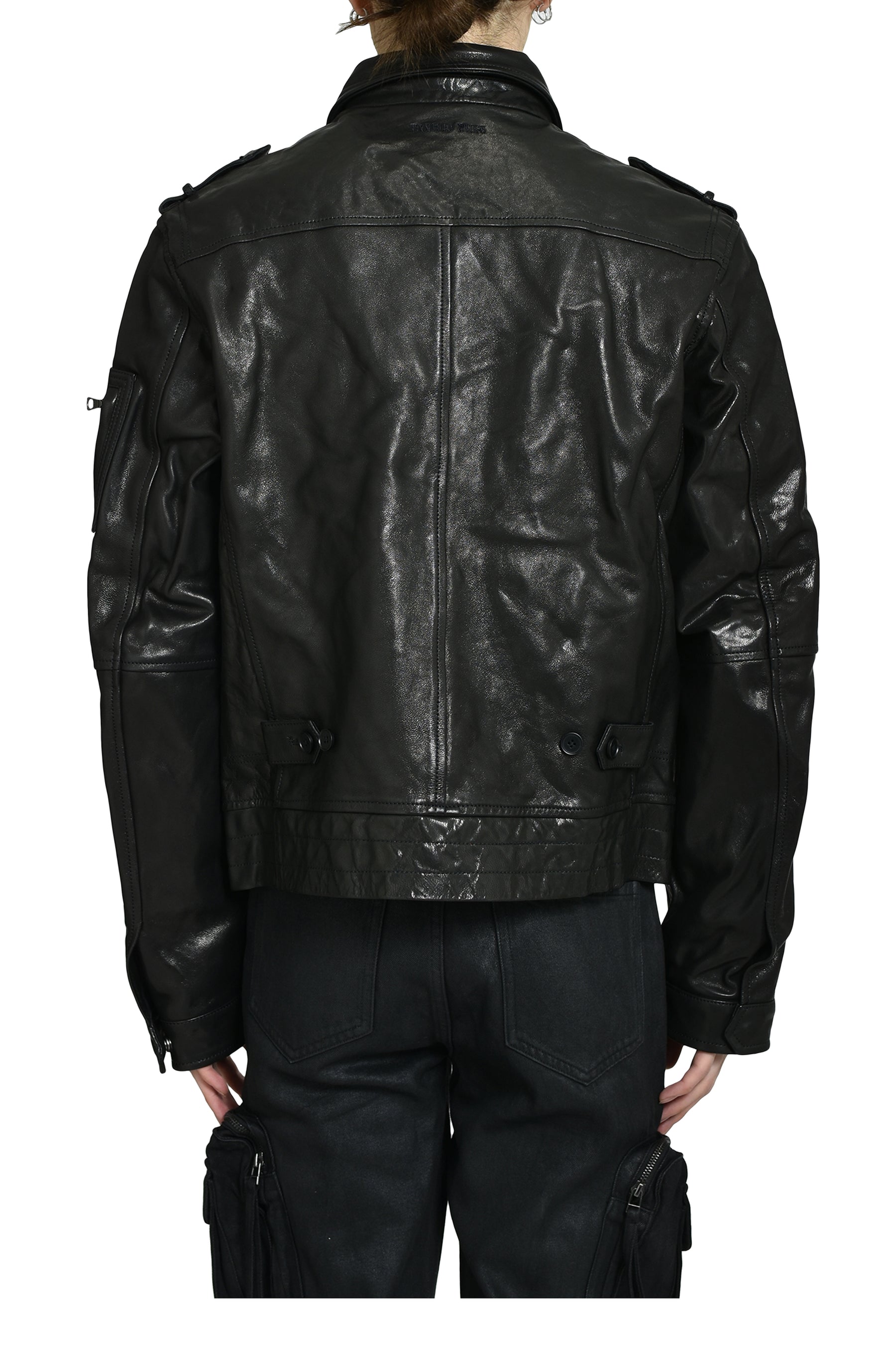 MAJOR'S LEATHER BLOUSON(EXCLUSIVE) / BLK