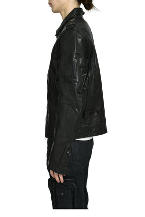 MAJOR'S LEATHER BLOUSON(EXCLUSIVE) / BLK