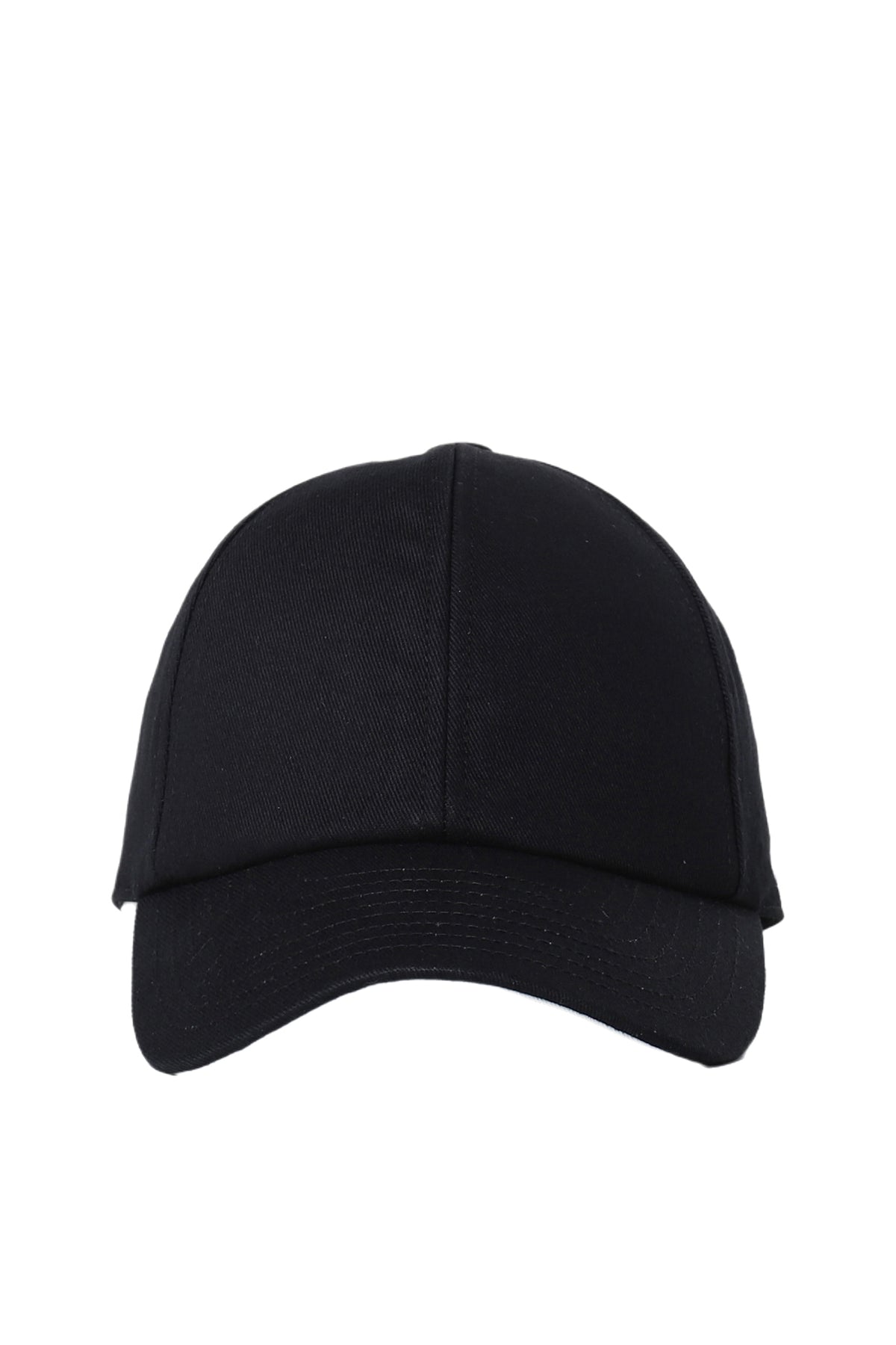 EMBROIDERED COTTON CAP / BLK
