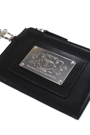 WALLET NECKLACE LEATHER / BLK