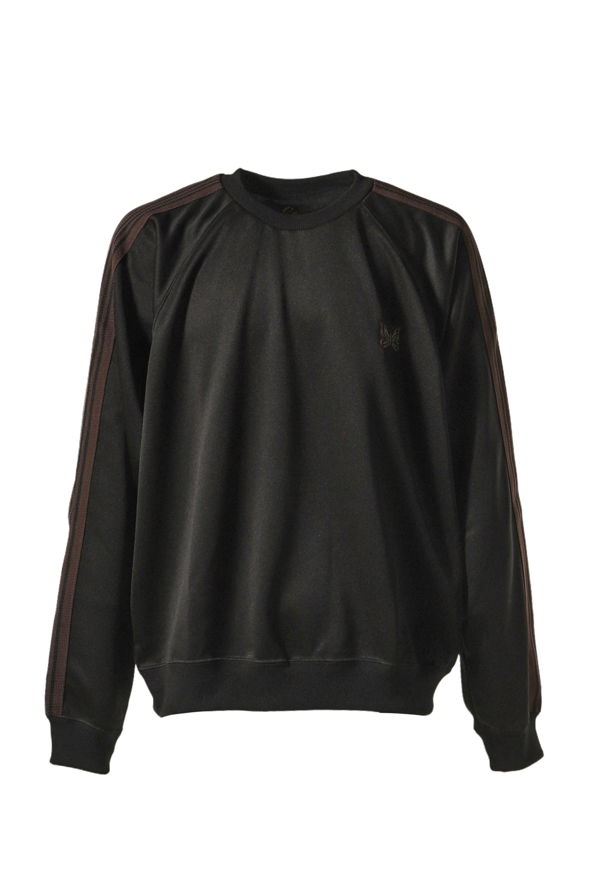 TRACK CREW NECK SHIRT - POLY SMOOTH / BLK