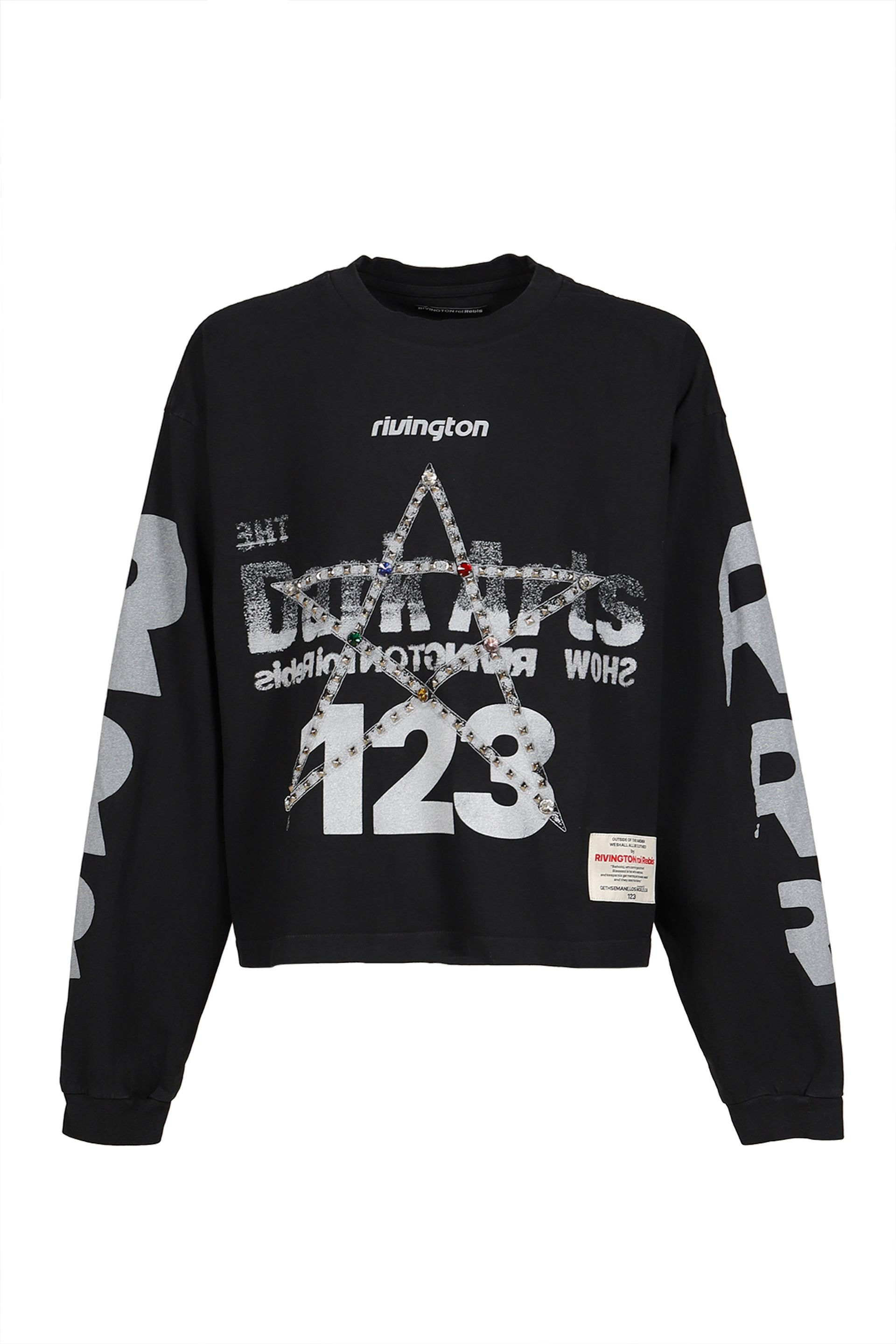 STUDDED DARK ARTS LS TSHIRTS (20TH EXCLUSIVE) / BLK