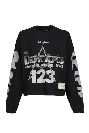STUDDED DARK ARTS LS TSHIRTS (20TH EXCLUSIVE) / BLK
