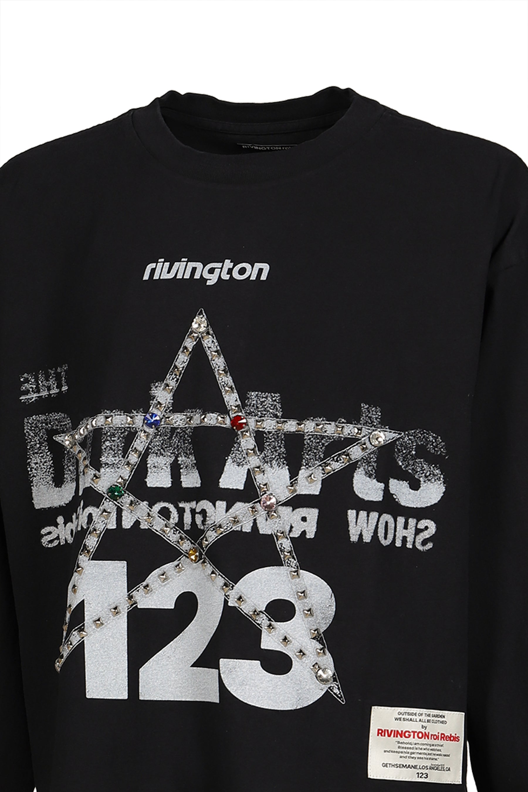 STUDDED DARK ARTS LS TSHIRTS (20TH EXCLUSIVE) / BLK