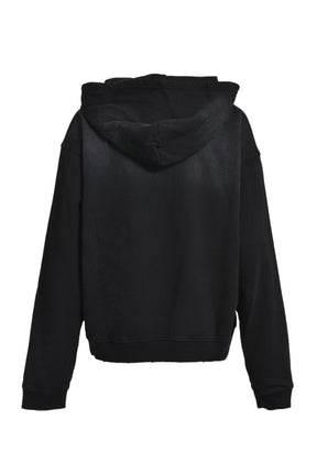 ZIP UP HOODIE / BLK