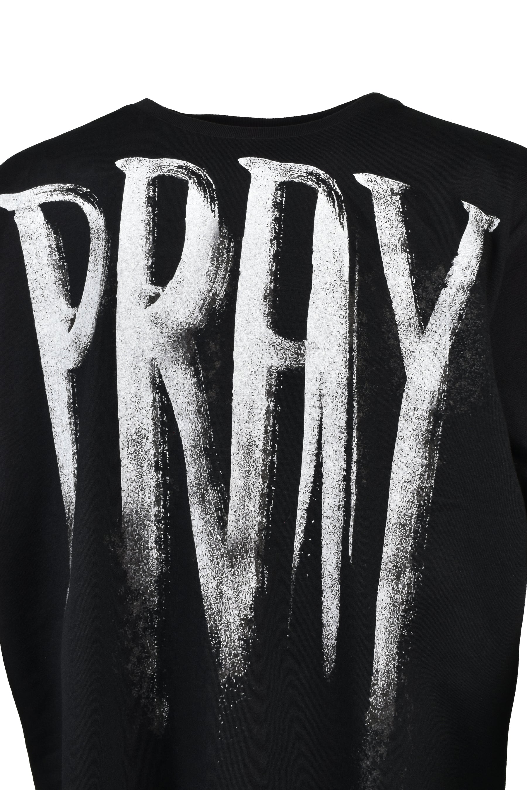 BRUSHED PRAY T-SHIRT / BLK