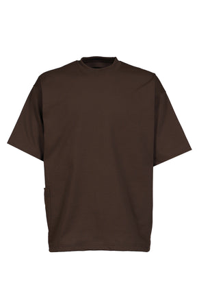 TECH SIDE POCKET S/S TEE / D.BRW
