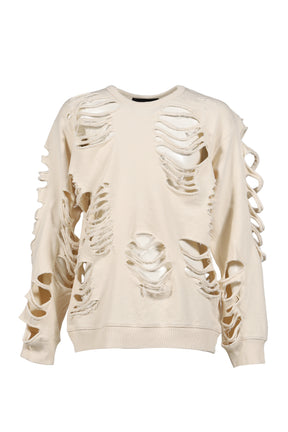 DISTRESSED CREWNECK / BEI