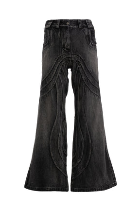 NO/FAITH STUDIOS ノーフェイス ストゥディオス FW23 BLACK WAVE DENIM