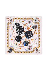 FOULARD / DICE PRINT WHT