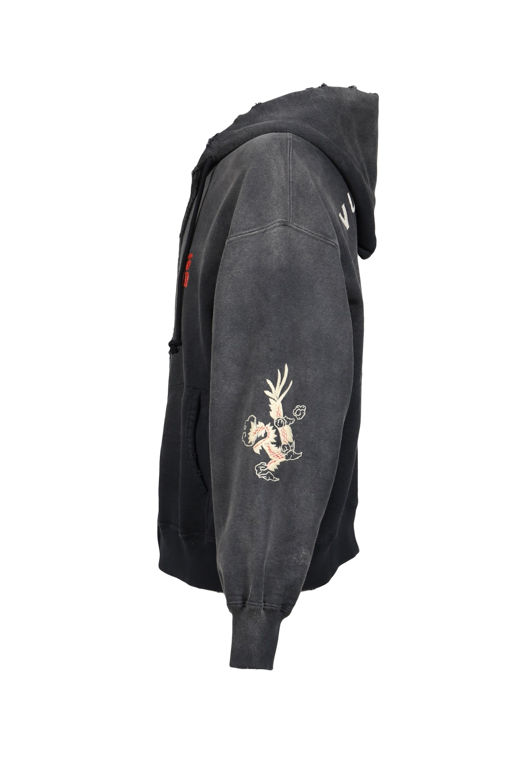 VIETNAM ZIP HOODIE AGED / BLK