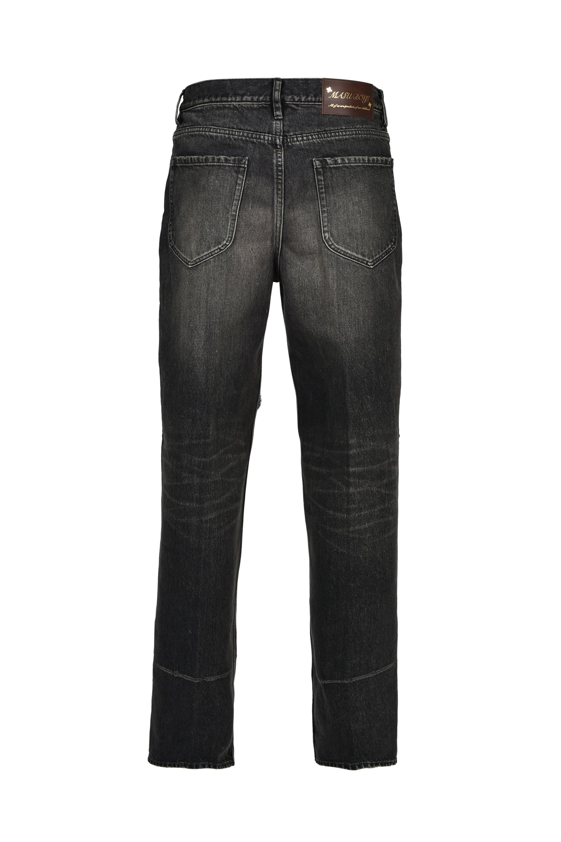 MB DIAMOND STRAIGHT JEANS / BLK