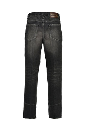 MB DIAMOND STRAIGHT JEANS / BLK