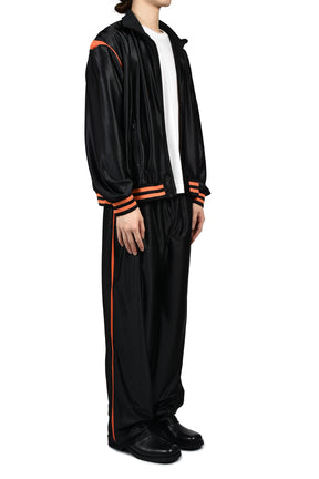 TRACK JACKET - TRICOT SATEEN / BLK