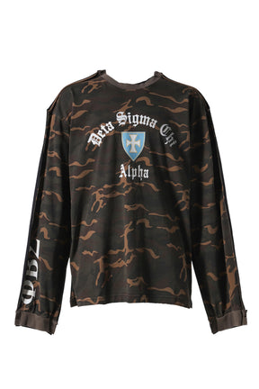 TWO FACED LONG SLEEVE / BLK CAMO