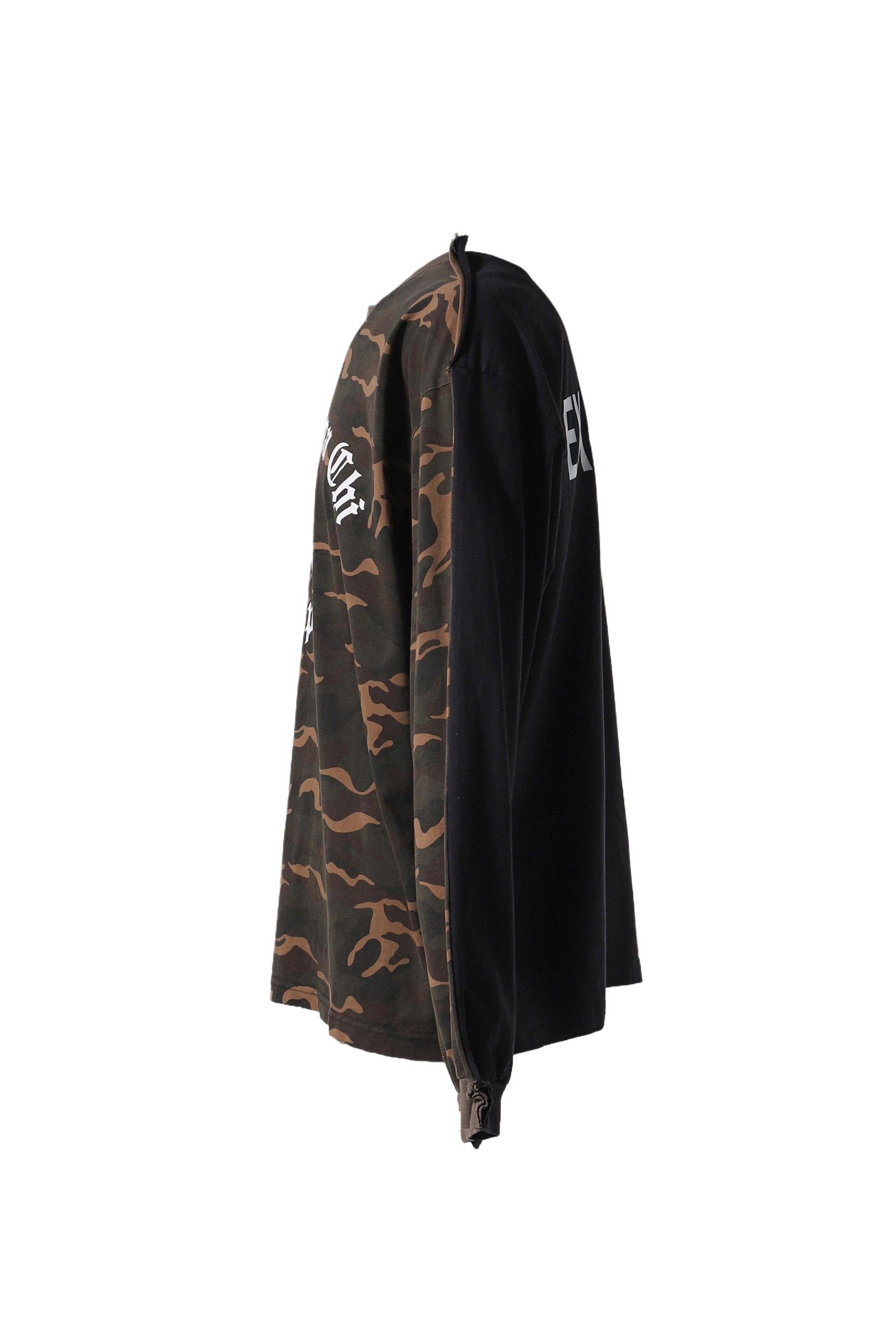 TWO FACED LONG SLEEVE / BLK CAMO