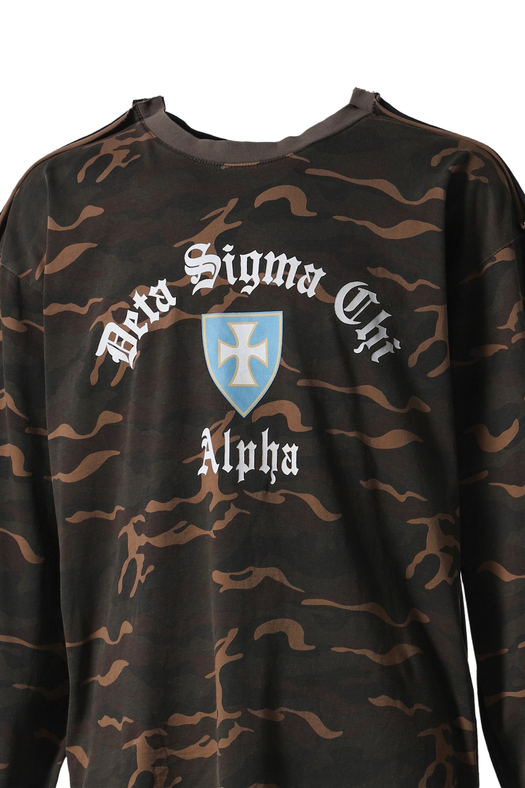 TWO FACED LONG SLEEVE / BLK CAMO