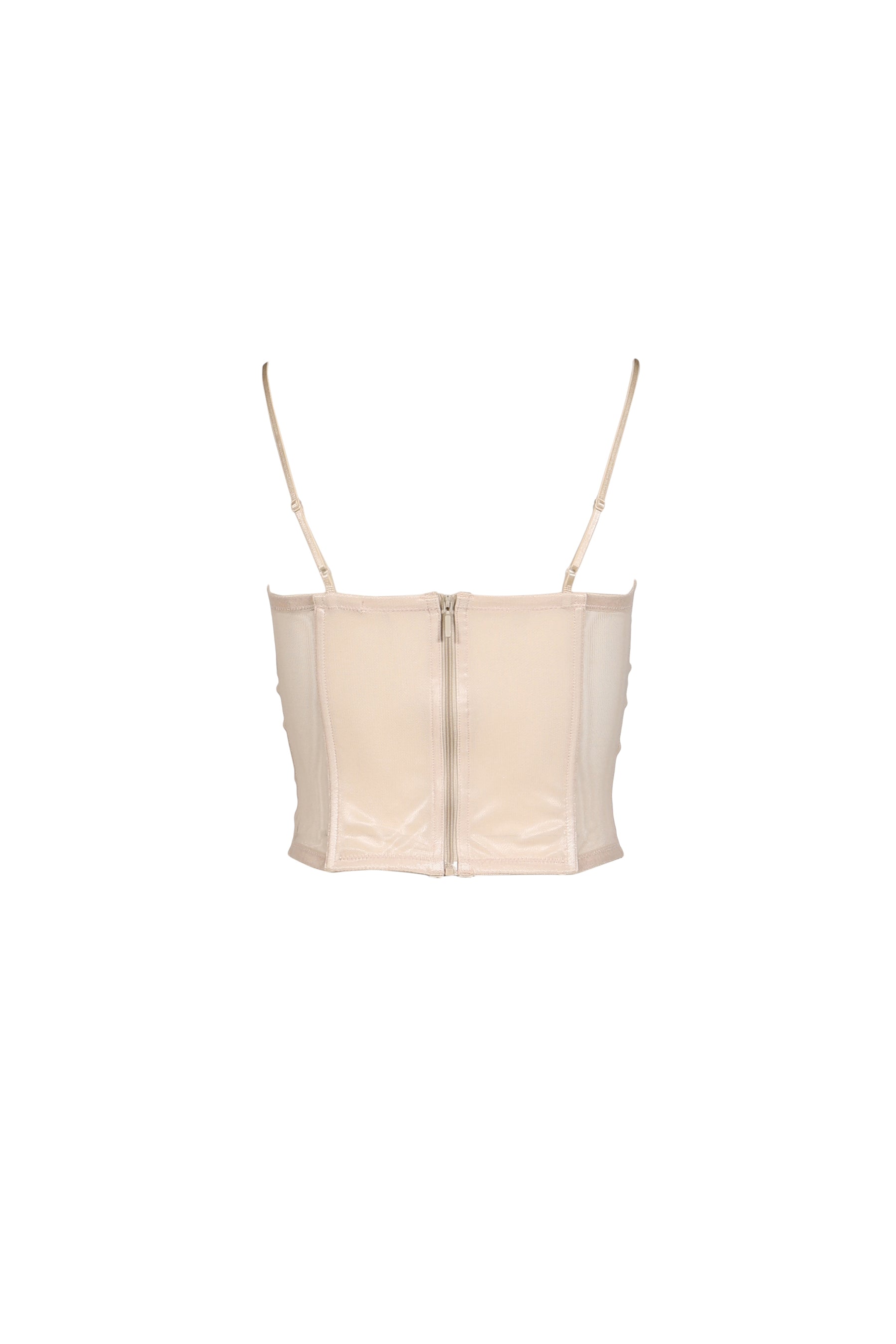SHEER MESH BUISTIER / BEI