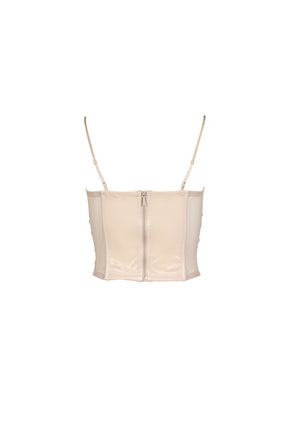 SHEER MESH BUISTIER / BEI