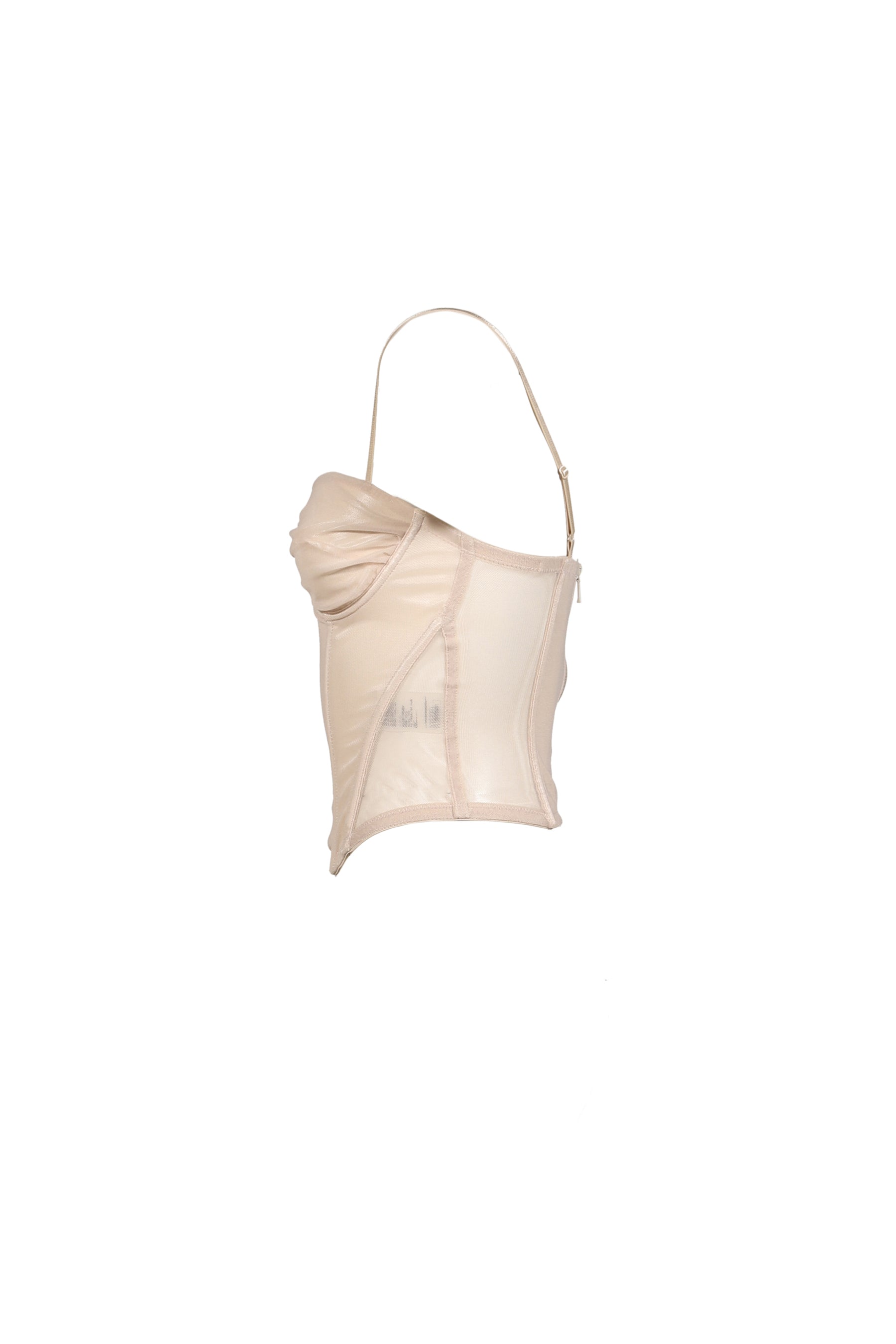 SHEER MESH BUISTIER / BEI