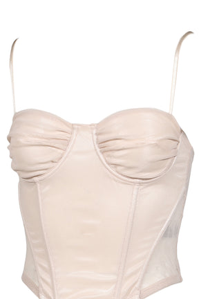 SHEER MESH BUISTIER / BEI