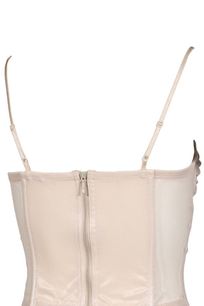 SHEER MESH BUISTIER / BEI