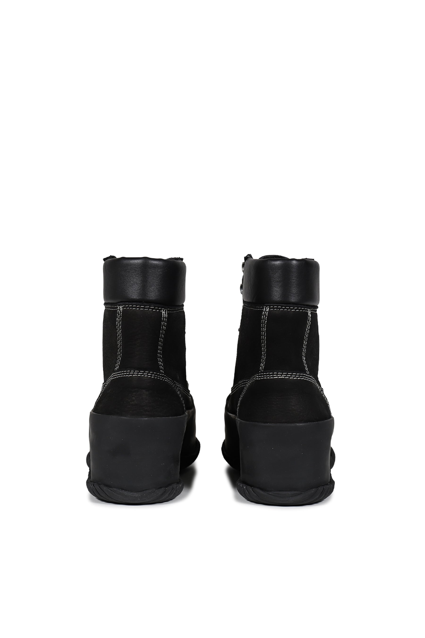 HI RUBBER LACE UP / BLK