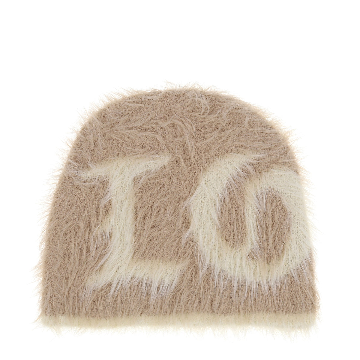 JUN/NAKAYAMA ジュンナカヤマ FW26 LOVE FUR BEANIE / BEI - NUBIAN