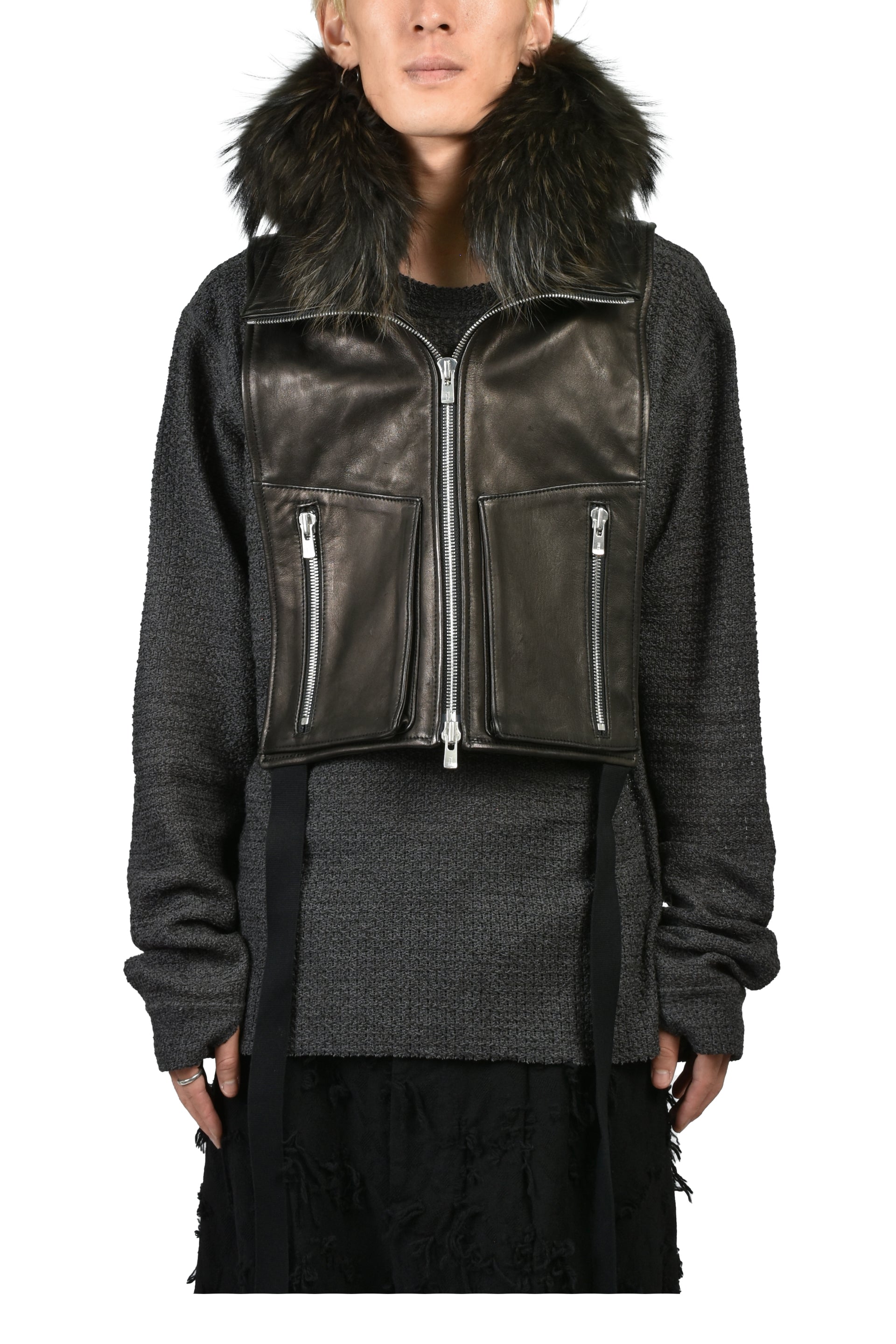PARACHUTE CARGO VEST / BLK