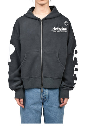 MEMBERSHIP USO ZIP HOODIE / BLK