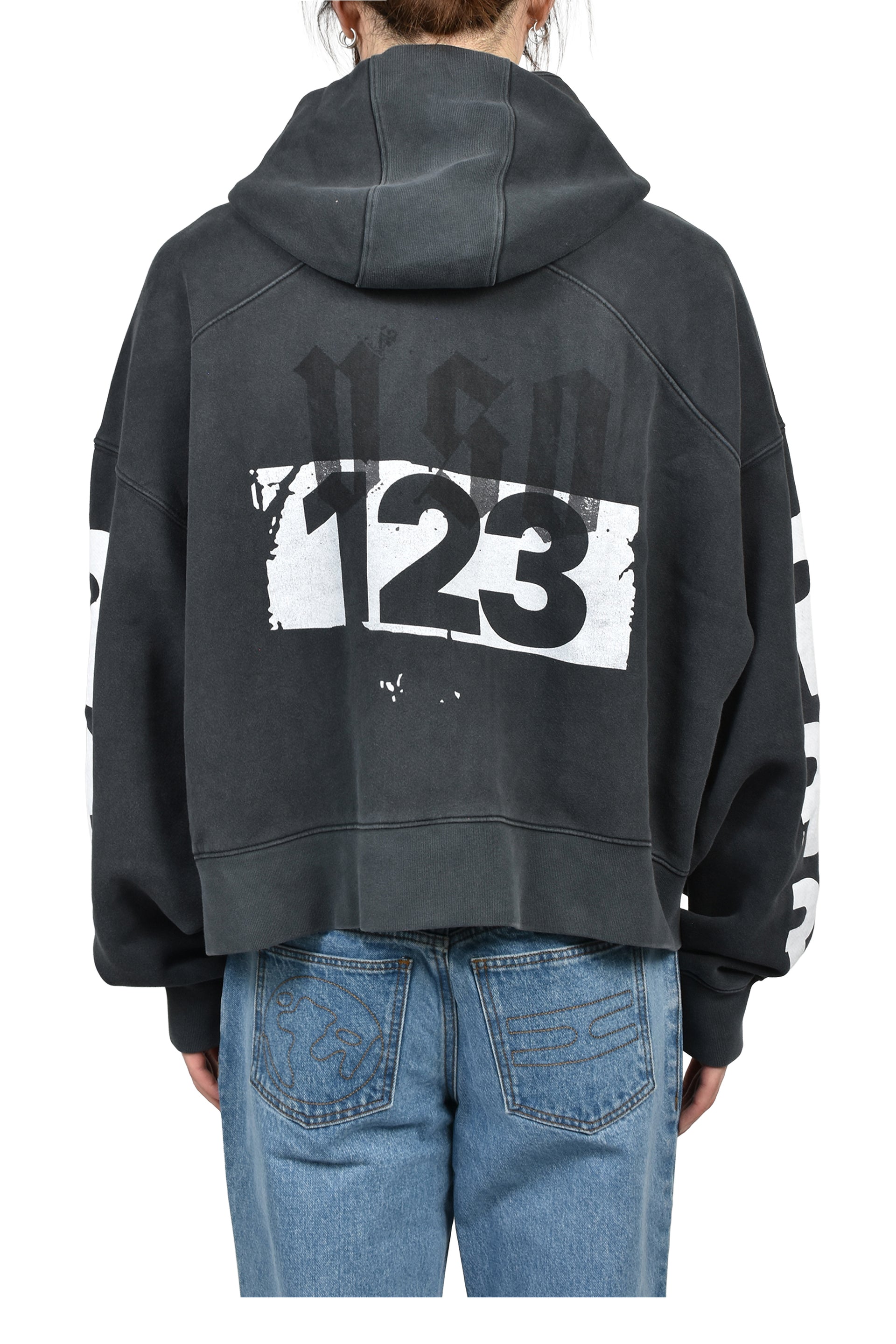 MEMBERSHIP USO ZIP HOODIE / BLK