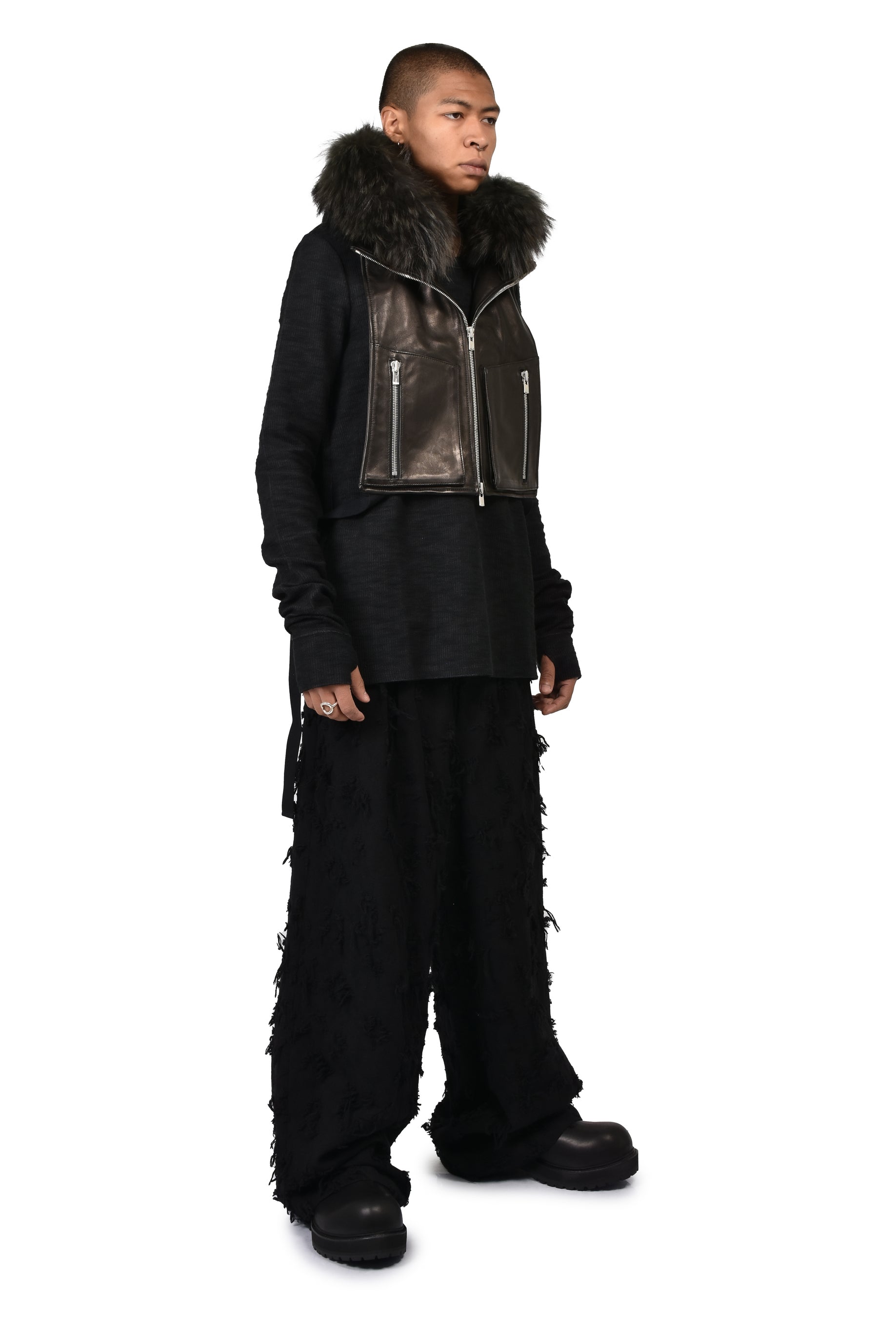 PARACHUTE CARGO VEST / BLK