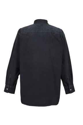 EMBROIDERED CHAIN SHIRT / GRY