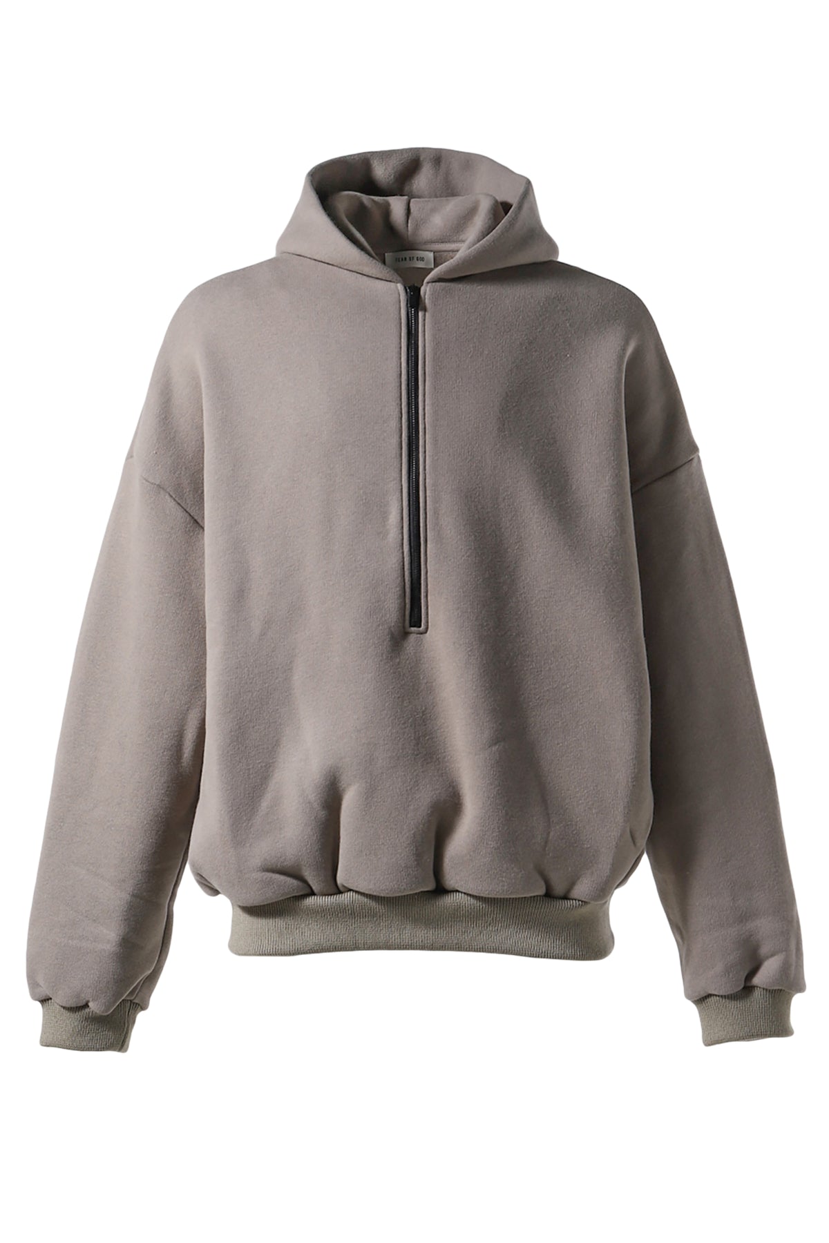 HALF ZIP HOODIE /DUSTY BEIGE