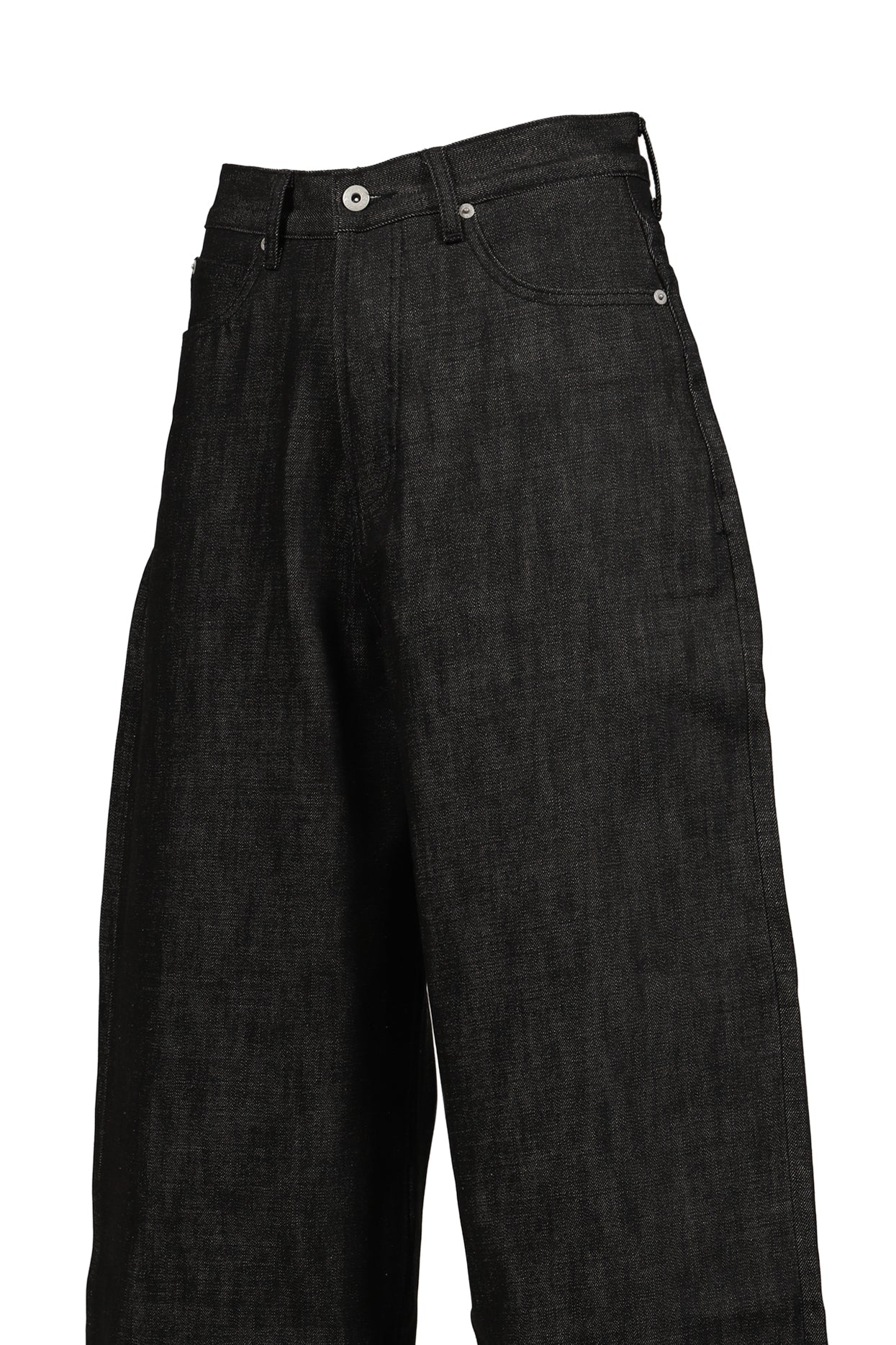 NO/FAITH STUDIOS Raw Denim Japanese Ultra Loose Fit / BLK - NUBIAN