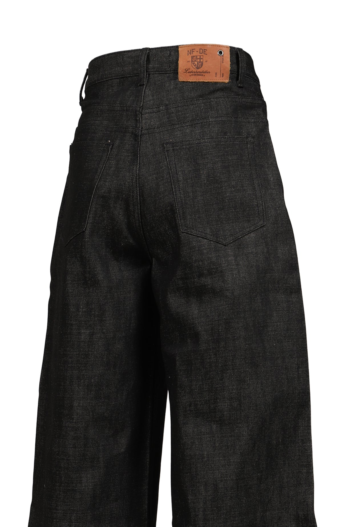NO/FAITH STUDIOS Raw Denim Japanese Ultra Loose Fit / BLK - NUBIAN