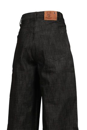 RAW DENIM JAPANESE ULTRA LOOSE FIT / BLK 