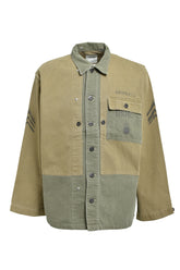 USMC M44 HBT TWO-TONE JACKET AGED / AGED OD TWO-TONE