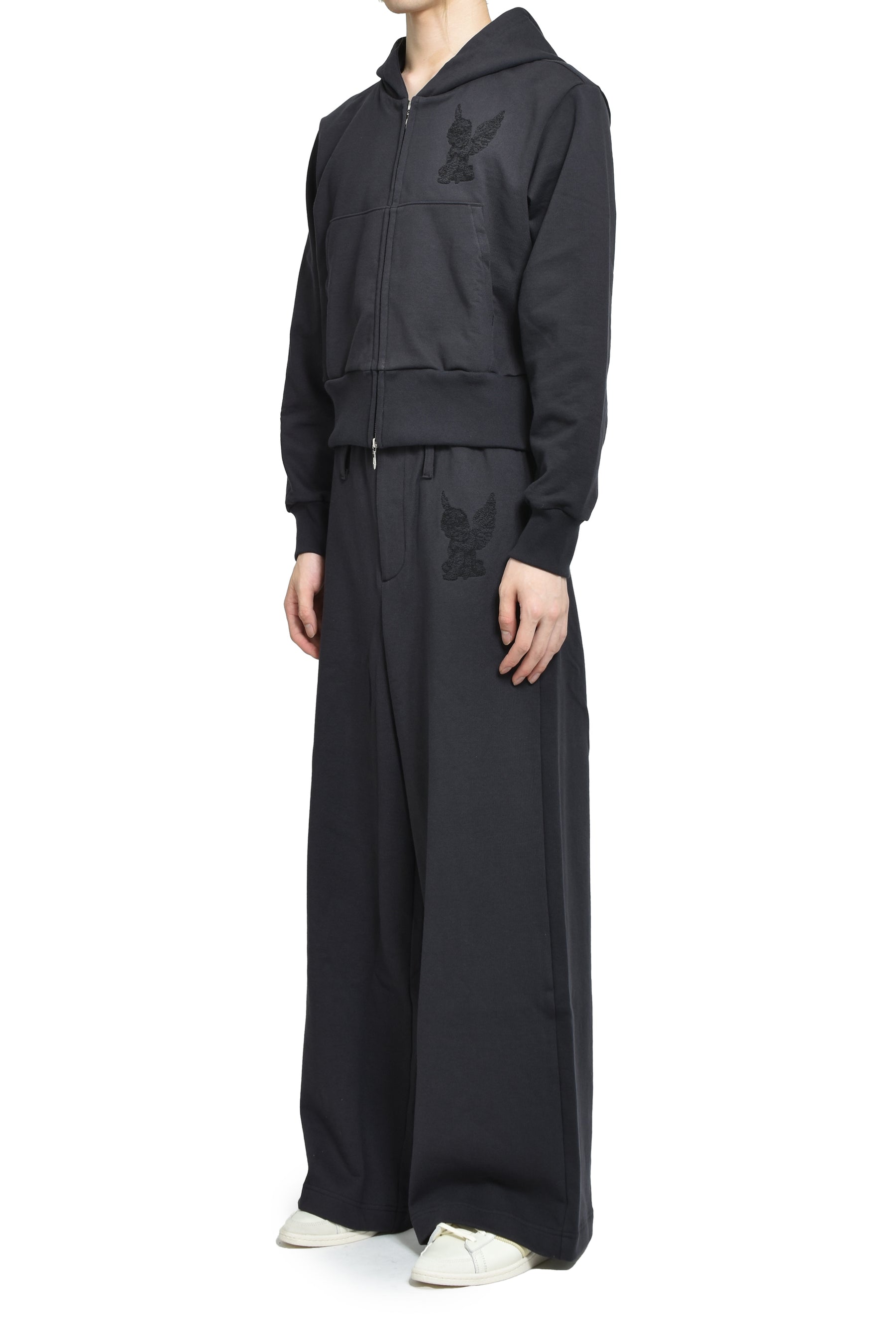 ひまち BEACH BRAINS DISTRESSED ZIP HOODIE