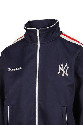 YANKEES SERIF TRACK JACKET / DARK NVY