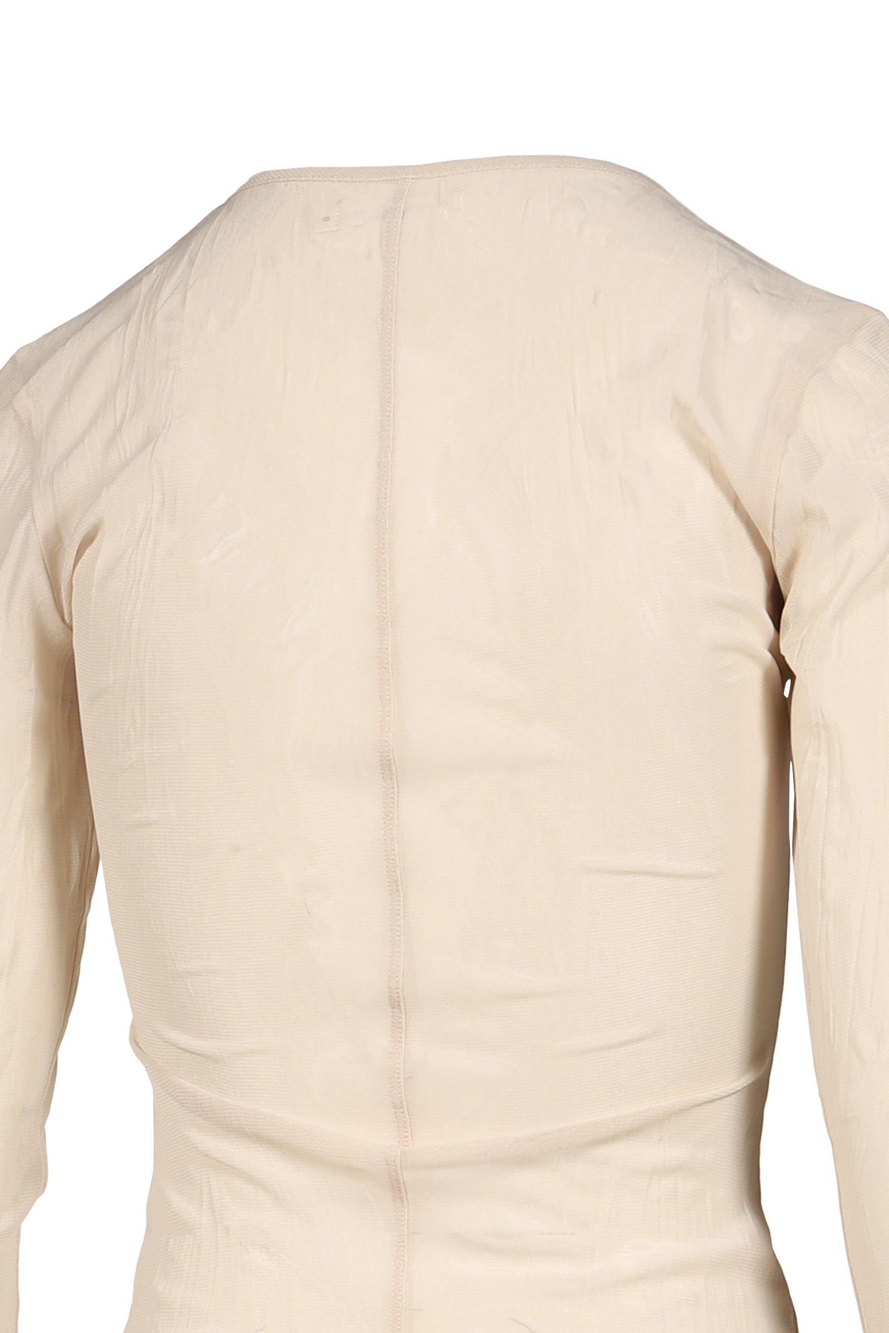 SHEER LONG SLEEVE TOP / BEI