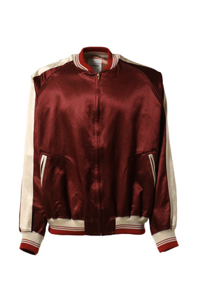 BOW WOW バウワウ FW23 BEATLE MANIA SATIN SPORTS JACKET / BRW BEI