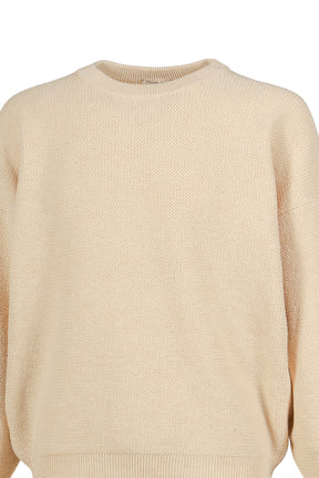 CREWNECK SWEATER / BONE 