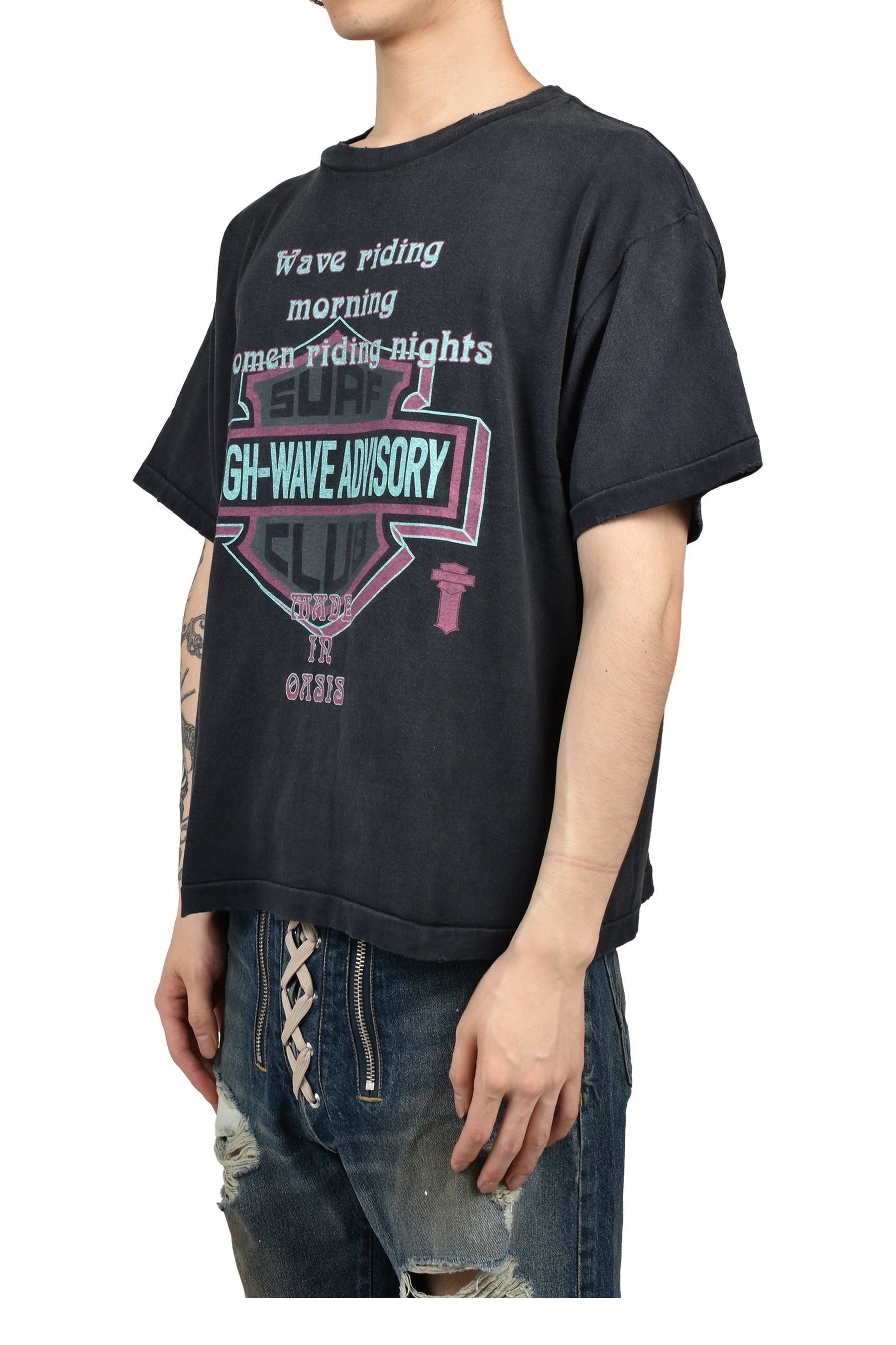 HIGH WAVE T-SHIRTS / BLK