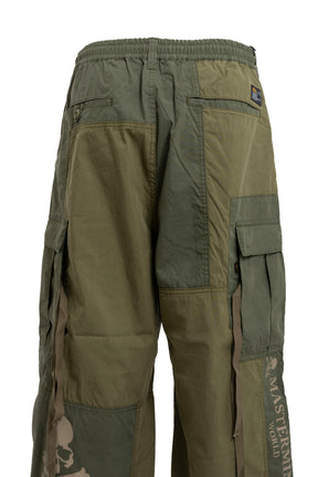 MASTERMIND WORLD × ALPHA FW23 × ALPHA INDUSTRIES CARGO PANTS / OLV